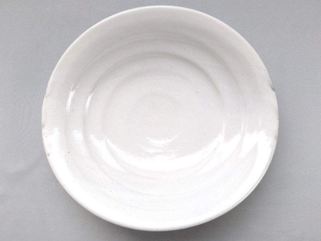 White Slip 8-Sun deflection Plate - Crafted By Masahiro Kumagai