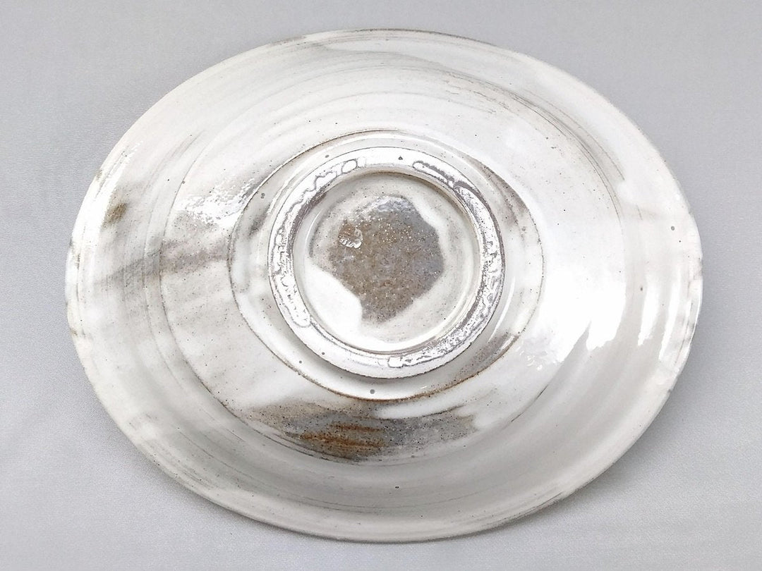 White Slip 8-Sun deflection Plate - Crafted By Masahiro Kumagai