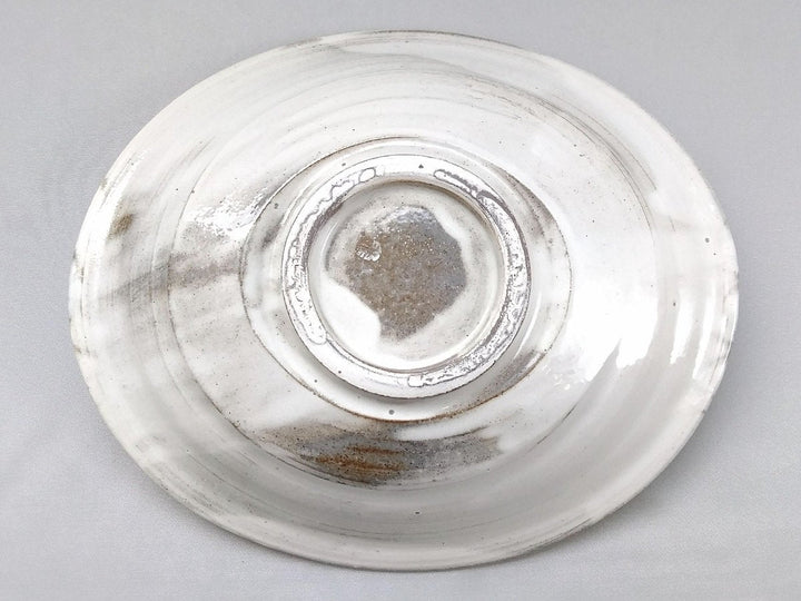 White Slip 8-Sun deflection Plate - Crafted By Masahiro Kumagai