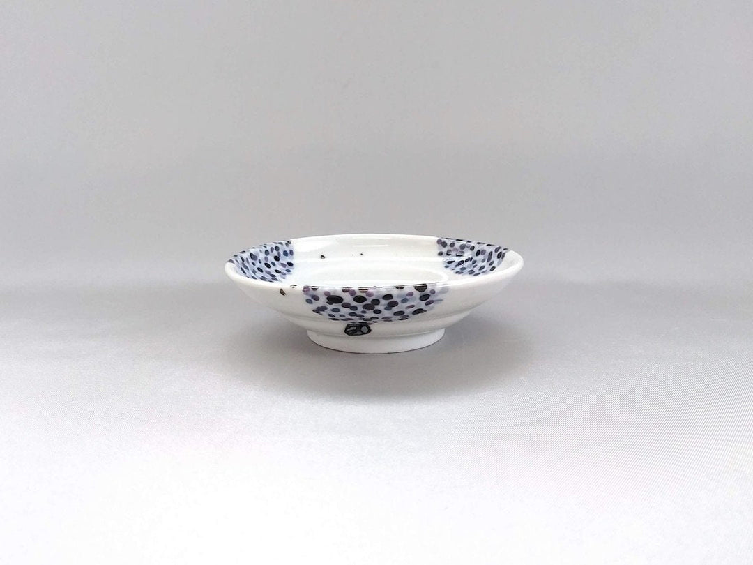 3-Sun Plate Color dot painting Blue-Purple - Crafted By Hidemasa Miyake