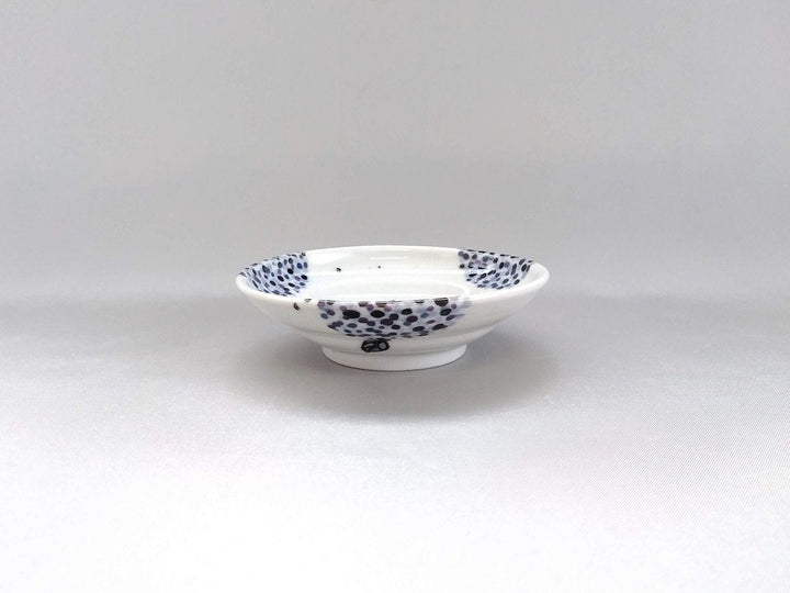 3-Sun Plate Color dot painting Blue-Purple - Crafted By Hidemasa Miyake