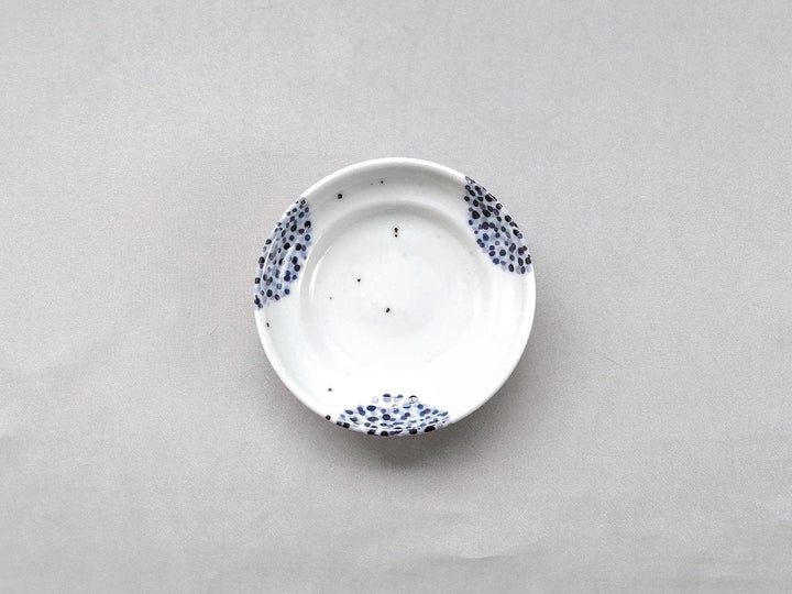 3-Sun Plate Color dot painting Blue-Purple - Crafted By Hidemasa Miyake