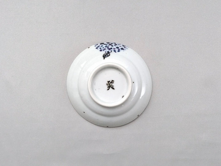 3-Sun Plate Color dot painting Blue-Purple - Crafted By Hidemasa Miyake