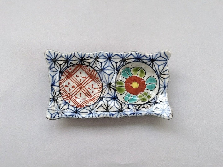 Asaba Camellia Pattern condiment container - Crafted By Kosai Kiln