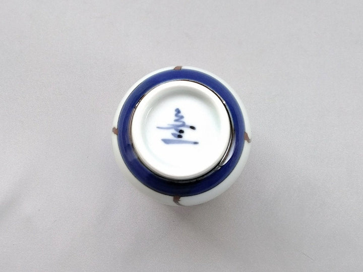 Large Colored Pottery Flower Pattern Tea Cup - Crafted By Bunzo Kiln