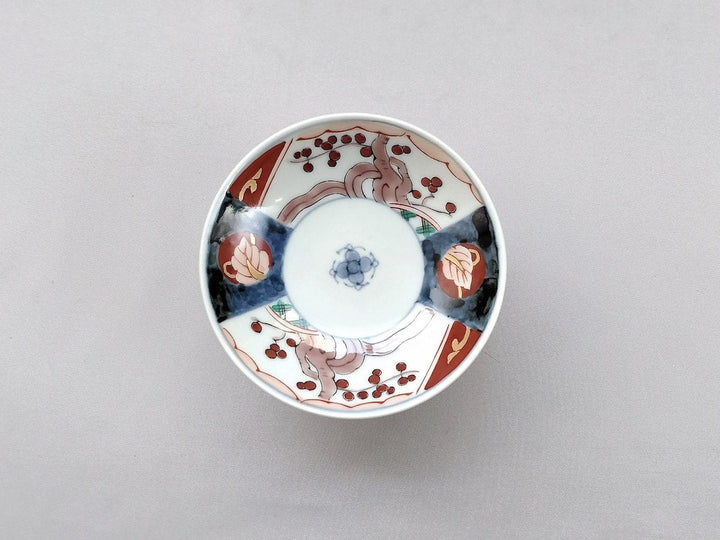 Old Imari Large Sake Cup - Crafted By Bunzo Kiln