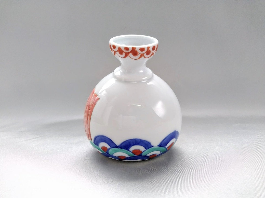 Happy sea bream Sake Bottle - Crafted By Tokushichi Kiln