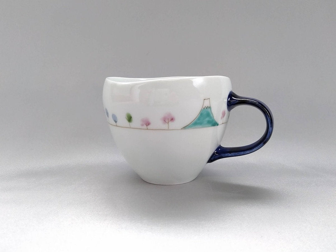 Sanpo JAPAN Round Mug Blue - Crafted By Ippo Kiln