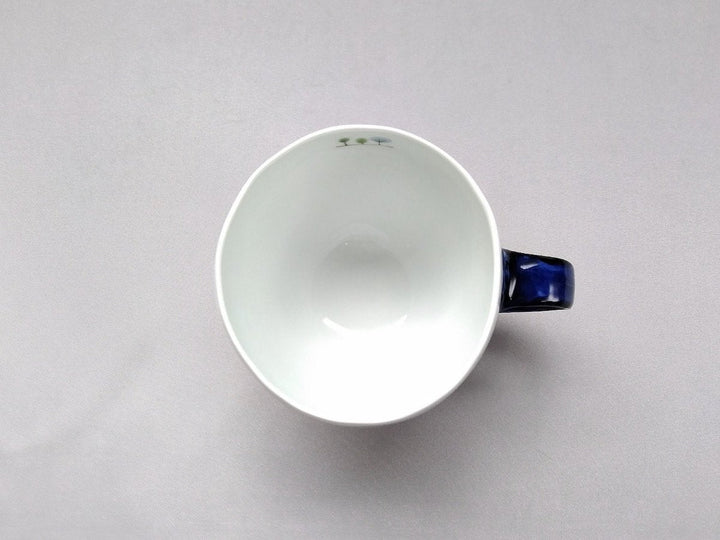 Sanpo JAPAN Round Mug Blue - Crafted By Ippo Kiln