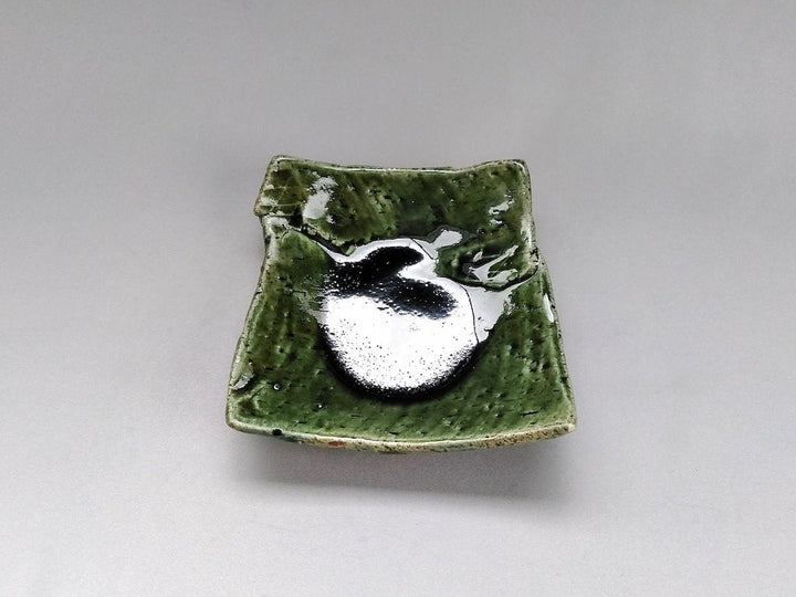 Oribe pasted Square Small Plate - Crafted By Kazuhito Yamamoto