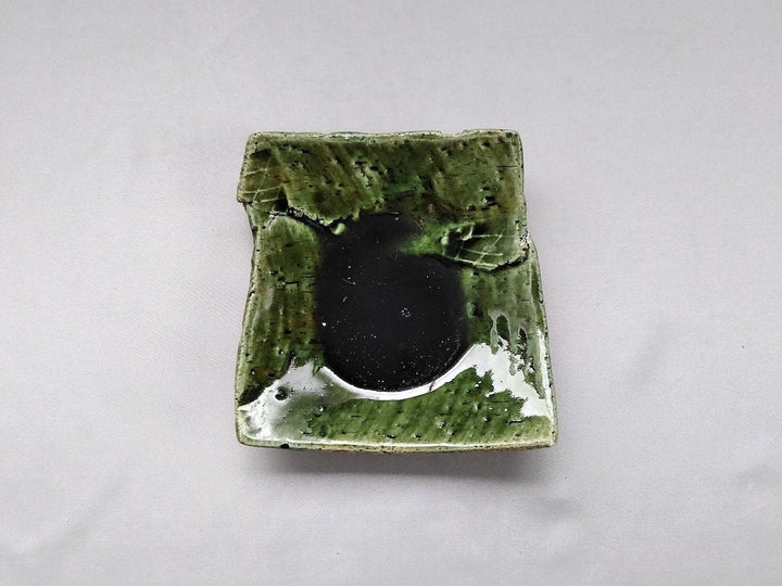 Oribe pasted Square Small Plate - Crafted By Kazuhito Yamamoto