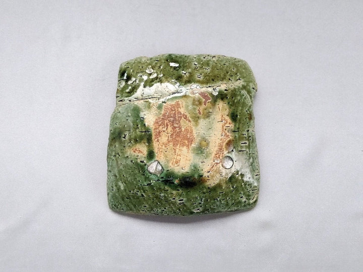 Oribe pasted Square Small Plate - Crafted By Kazuhito Yamamoto