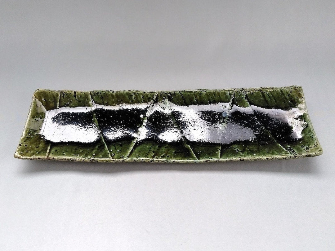 Oribe Faceted Long Plate - Crafted By Kazuhito Yamamoto