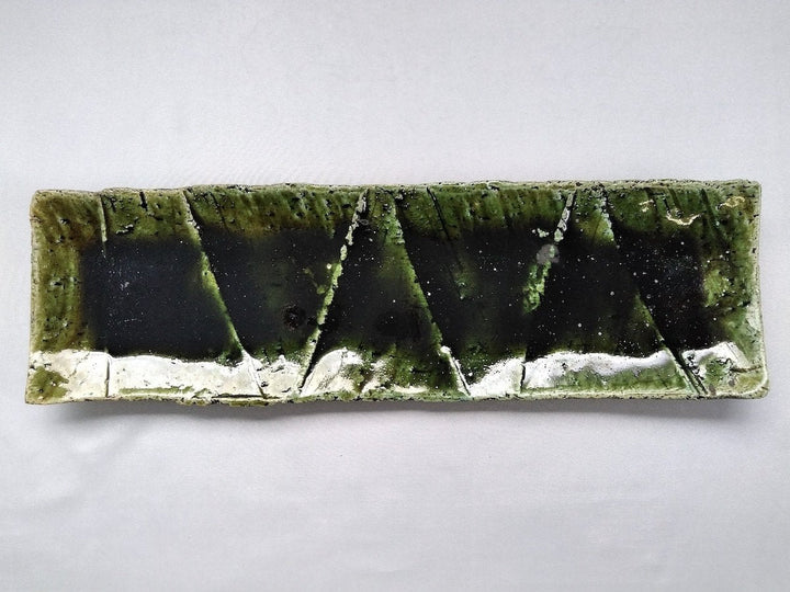 Oribe Faceted Long Plate - Crafted By Kazuhito Yamamoto