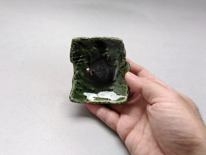 Oribe laminated Square seed Plate - Crafted By Kazuhito Yamamoto
