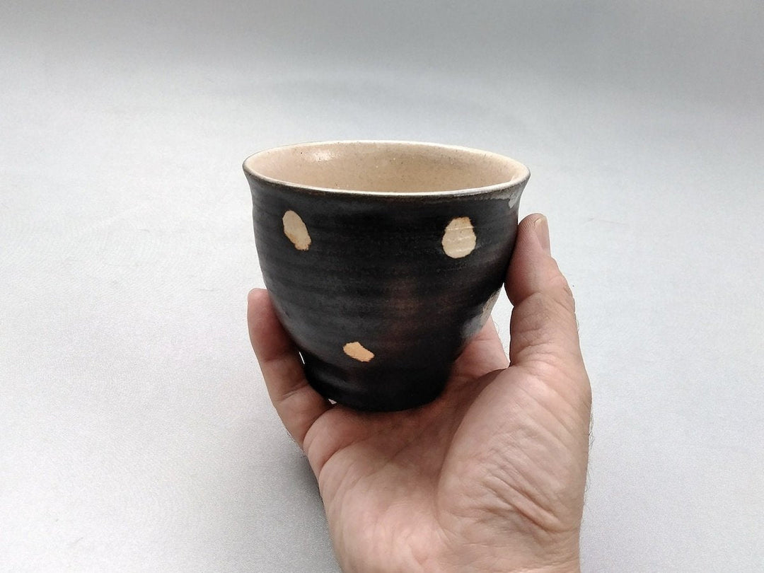 Black Glazed dot sencha - Crafted By Kazuhito Yamamoto