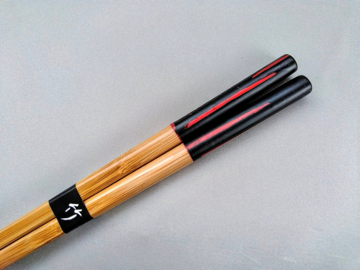 Maruken Chopsticks Large Black - Crafted By Ouchi Kogei