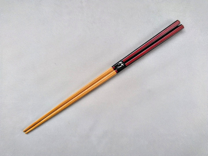 Diamond Cut Chopsticks Red - Crafted By Ouchi Kogei