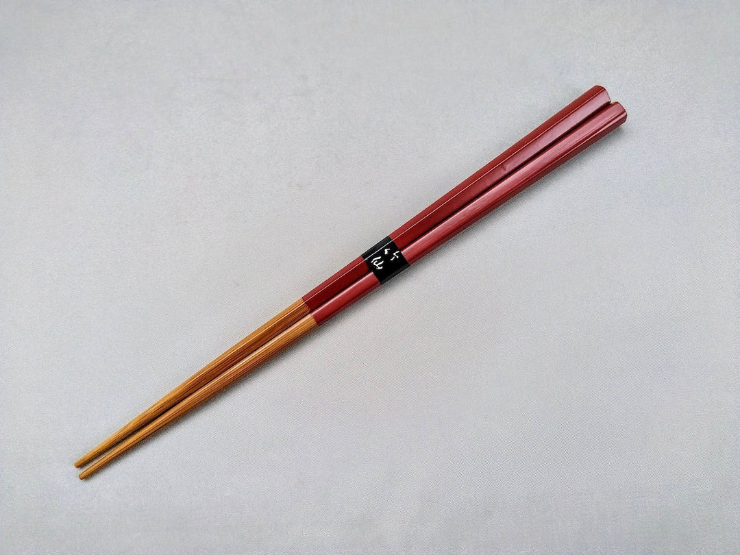 Pentagonal Chopsticks Red - Crafted By Nakashima