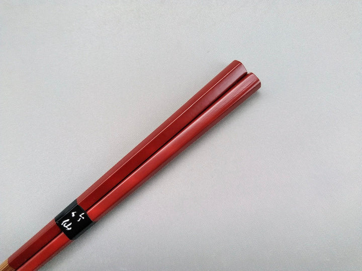 Pentagonal Chopsticks Red - Crafted By Nakashima