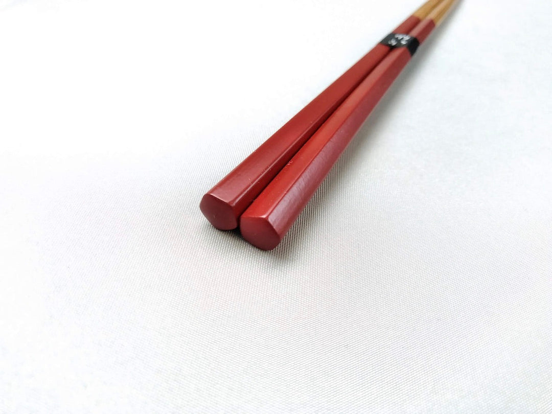 Pentagonal Chopsticks Red - Crafted By Nakashima