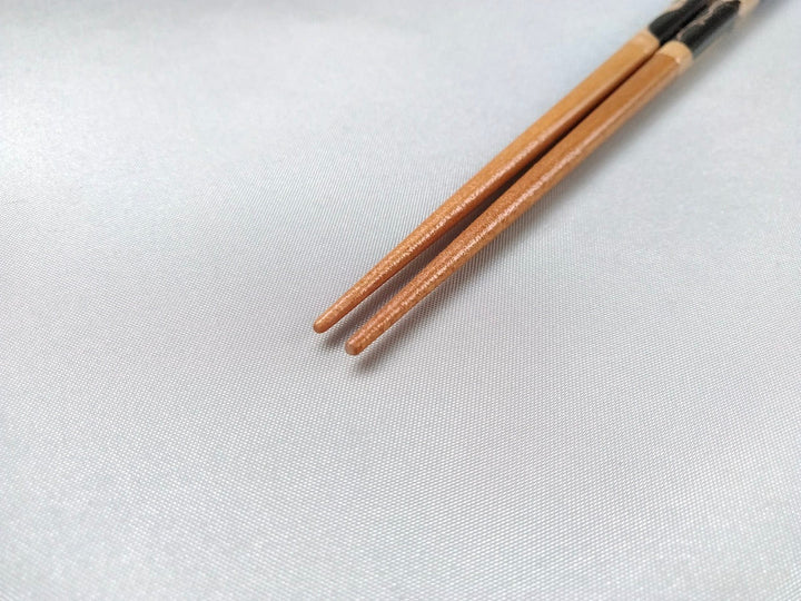 Natural Wooden Chopsticks Loofah Blue - Crafted By Hashikura Matsukan