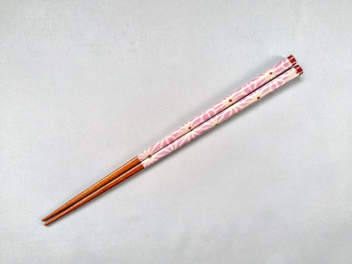 Natural Wooden Chopsticks Hemp Leaf - Crafted By Hashikura Matsukan