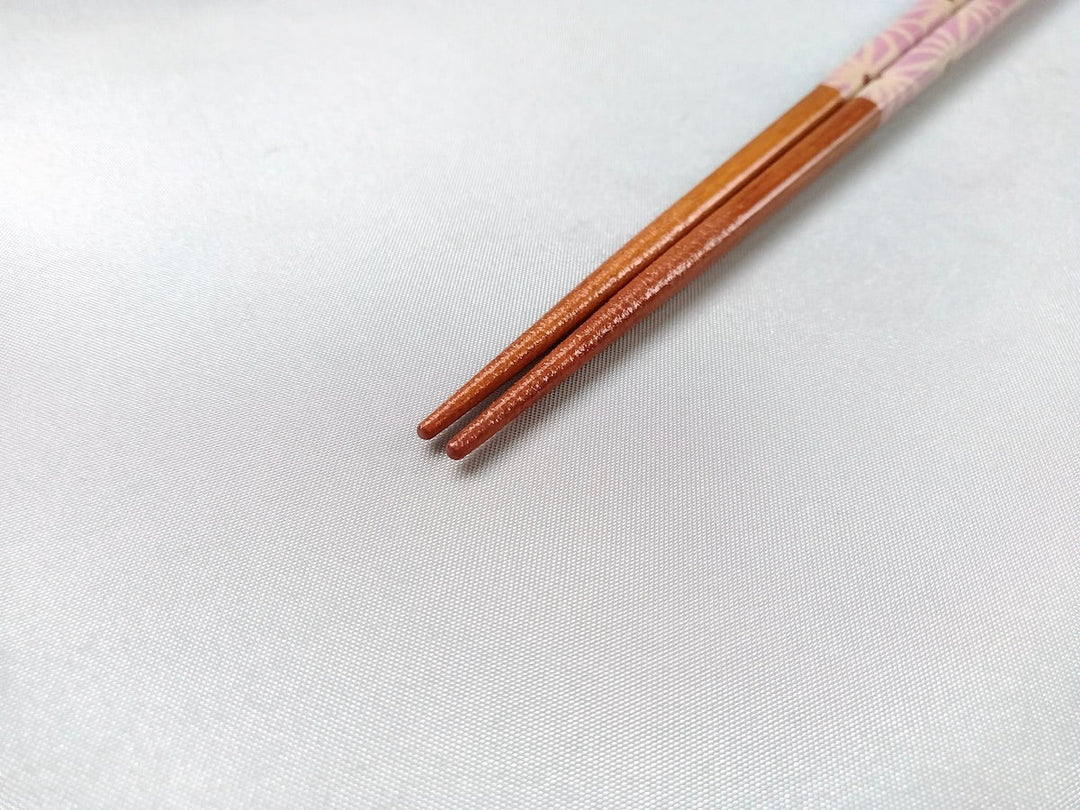 Natural Wooden Chopsticks Hemp Leaf - Crafted By Hashikura Matsukan