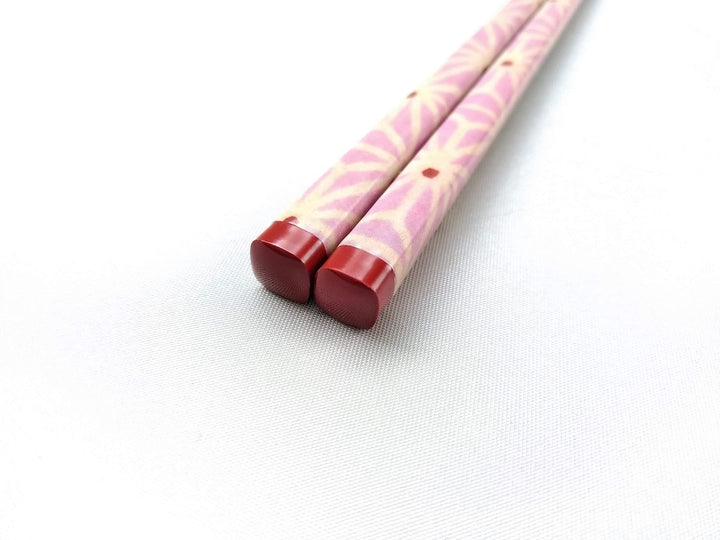 Natural Wooden Chopsticks Hemp Leaf - Crafted By Hashikura Matsukan