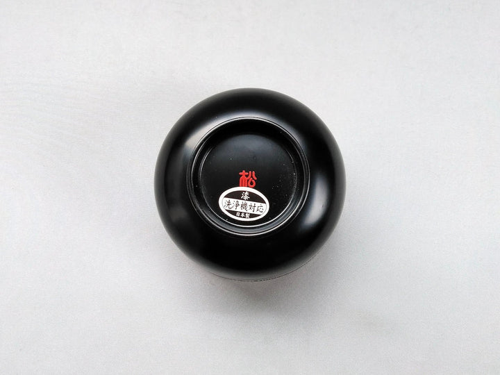 Machine wAshable Spring and Autumn Bowl Black - Crafted By Matsuya Lacquerware