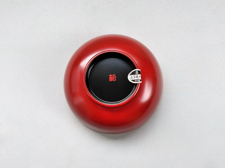 WAshing machine compatible Small nesting Bowl Vermilion - Crafted By Matsuya Lacquerware