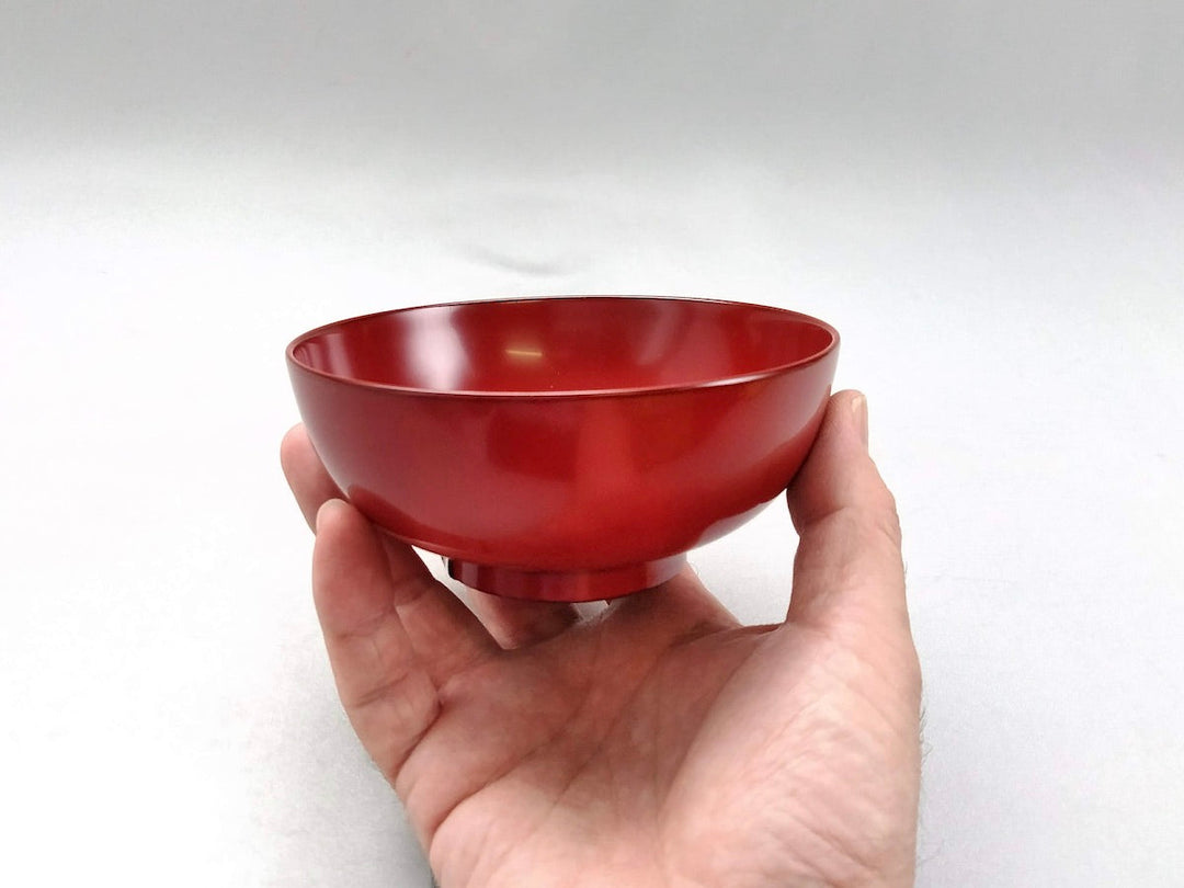 WAshing machine compatible Small nesting Bowl Vermilion - Crafted By Matsuya Lacquerware