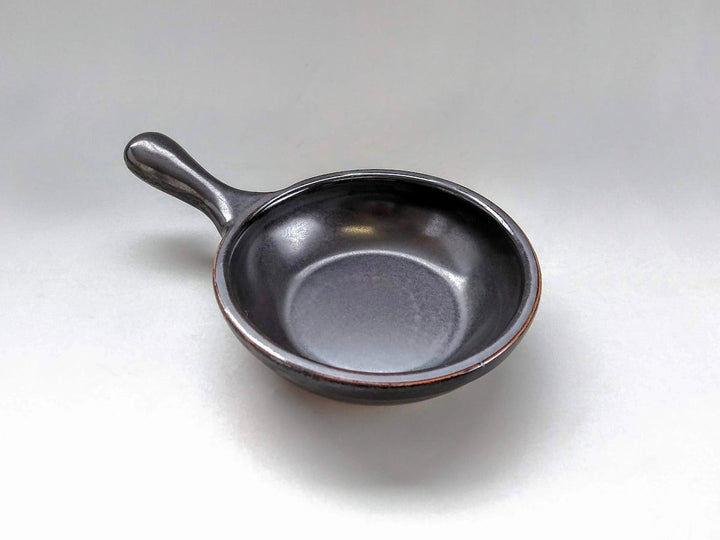 Black Glazed 5-Sun frying pan - Crafted By Anraku Kiln