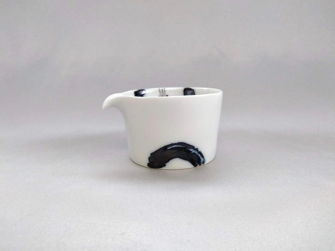 Sometsuke Camellia Katakuchi Sake Pourer Kozukemaru - Crafted By Ippo Kiln