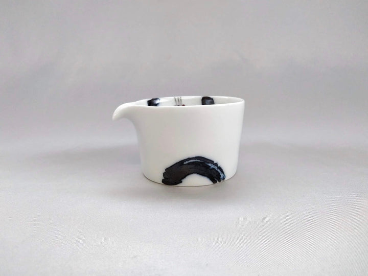 Sometsuke Camellia Katakuchi Sake Pourer Kozukemaru - Crafted By Ippo Kiln