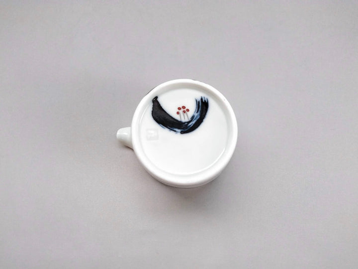 Sometsuke Camellia Katakuchi Sake Pourer Kozukemaru - Crafted By Ippo Kiln