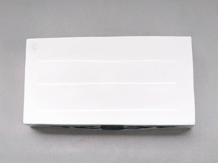 Underglazed Flowing water box Plate - Crafted By Kanemon Kiln