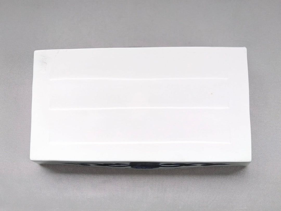 Underglazed Flowing water box Plate - Crafted By Kanemon Kiln