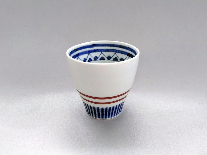 Sword tip Tea Cup Red — Hand-Glazed Japanese Pottery by Koyo Kiln