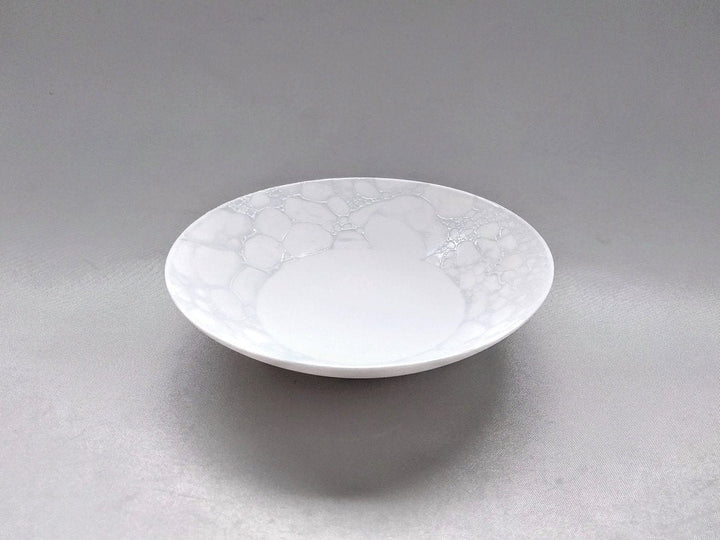 Gray Shino Foam Dessert Bowl - Crafted By Yamahira Kiln