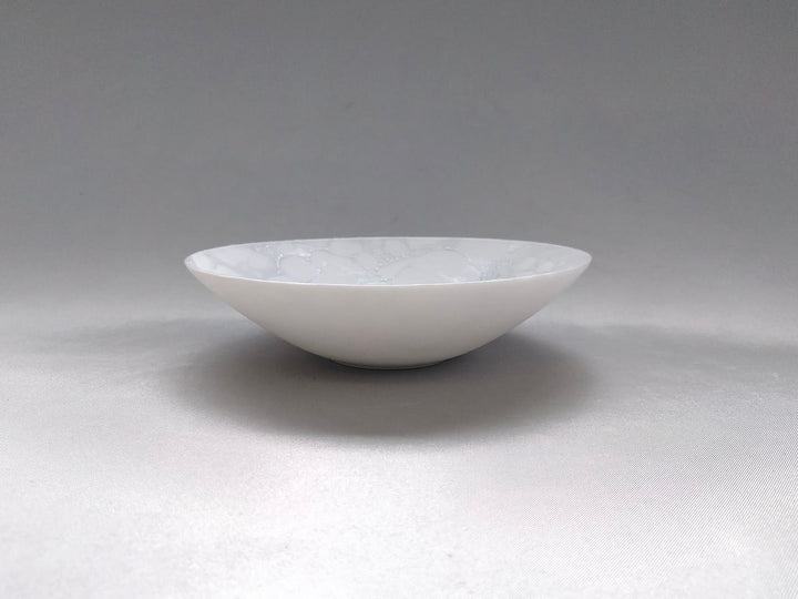 Gray Shino Foam Dessert Bowl - Crafted By Yamahira Kiln