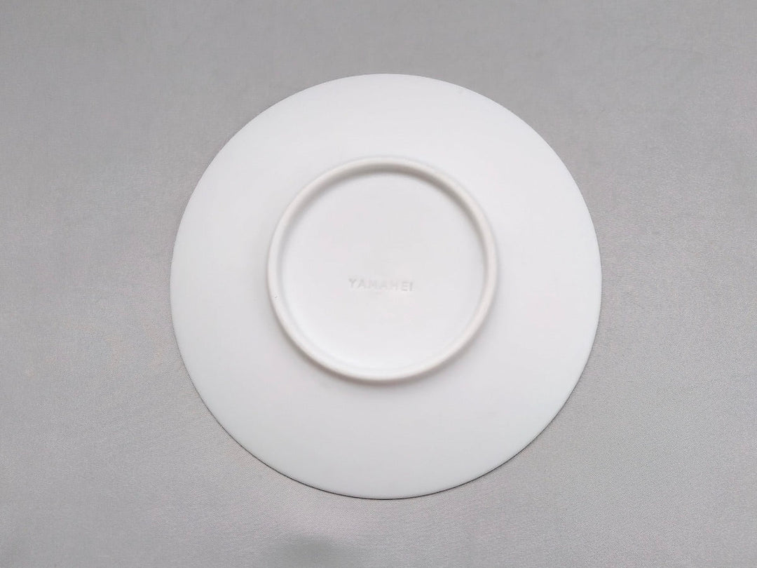 Gray Shino foam 16.5cm Plate - Crafted By Yamahira Kiln