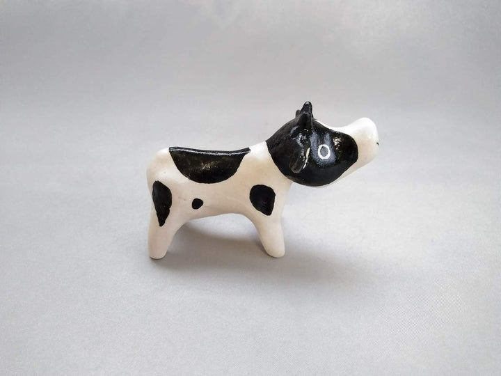 Zodiac figurine Ox Holstein - Crafted By Yasumi Pottery