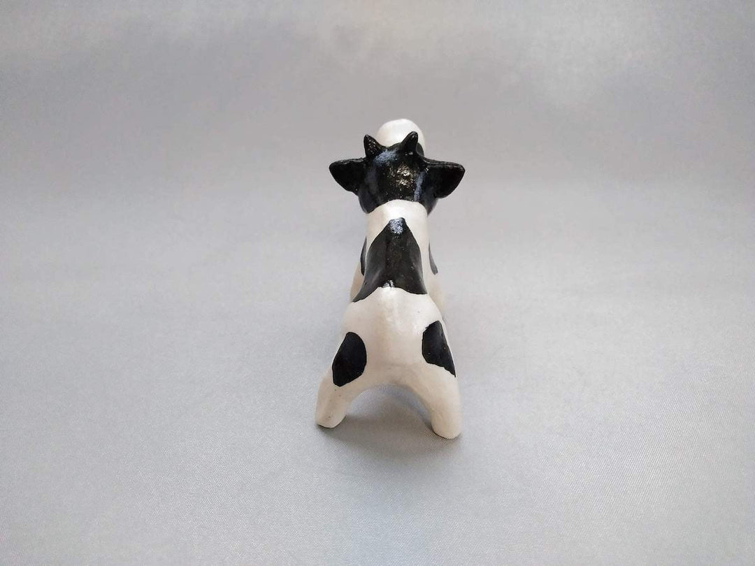 Zodiac figurine Ox Holstein - Crafted By Yasumi Pottery