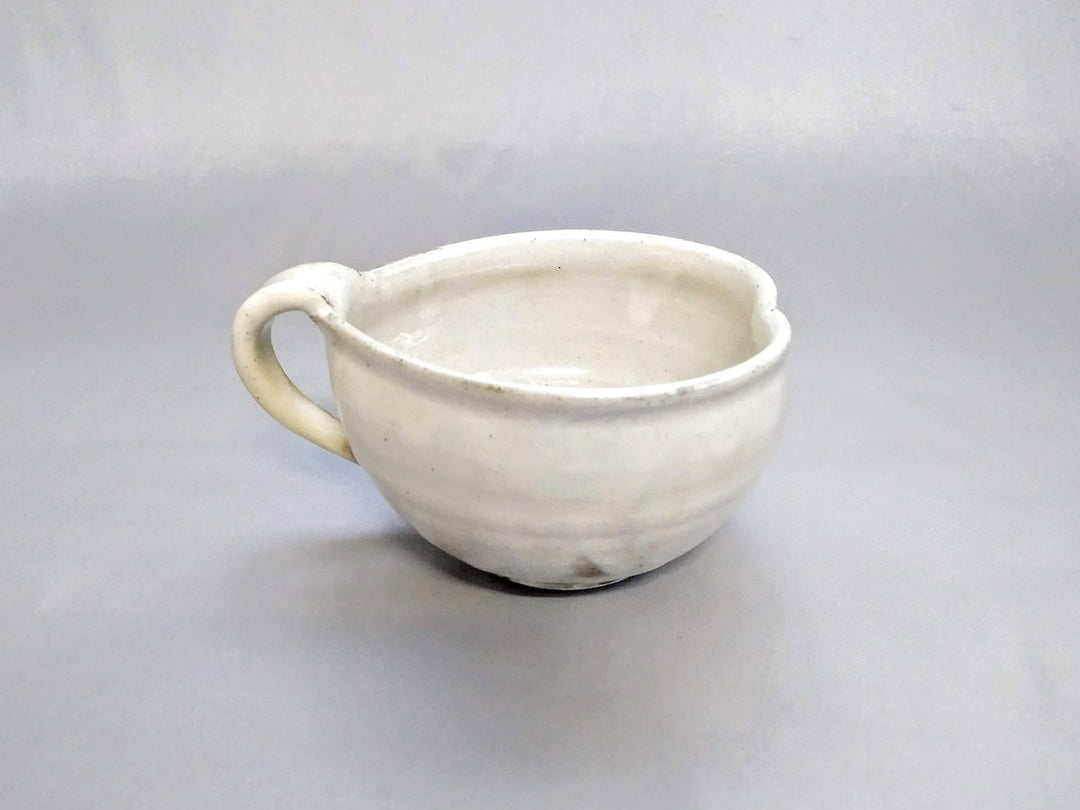 White Slip Heart Mug - Crafted By Masahiro Kumagai