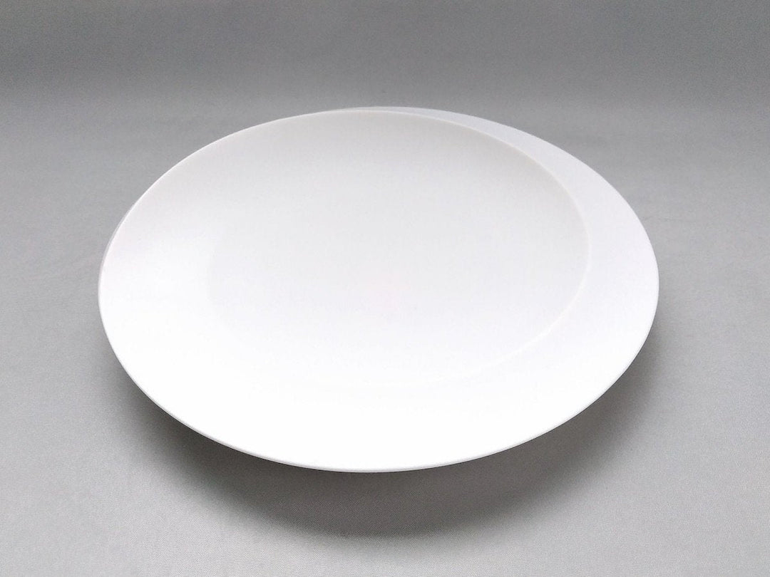 Shell 21cm Round Plate White - Crafted By Yamahira Kiln