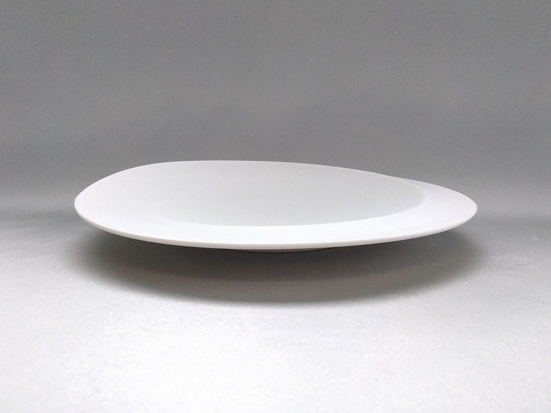 Shell 21cm Round Plate White - Crafted By Yamahira Kiln