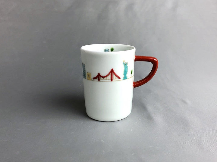 Sanpo America Drum Mug S Red - Crafted By Ippo Kiln