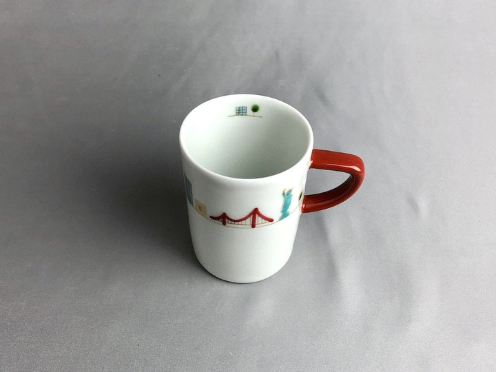 Sanpo America Drum Mug S Red - Crafted By Ippo Kiln