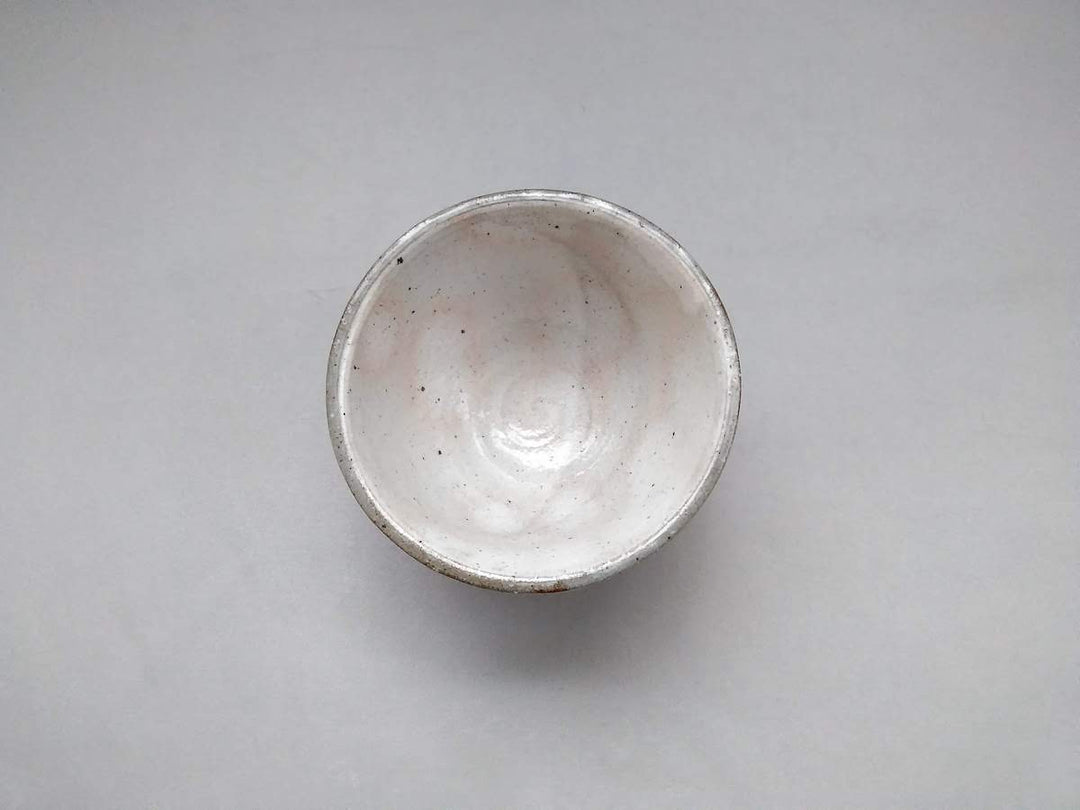 White Slip Fine-Carved Rice Bowl Small - Crafted By Hyozan Kiln